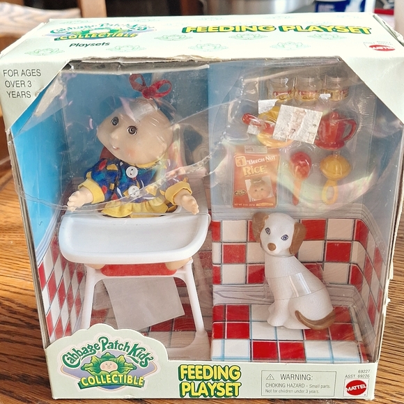 1996 Cabbage Patch Kids Feeding Playset - Picture 1 of 9